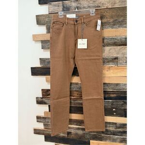 DL1961 NWT AVERY DL ULTIMATE PANT Mens Tigers Eye Brown Modern Straight sz 31x34